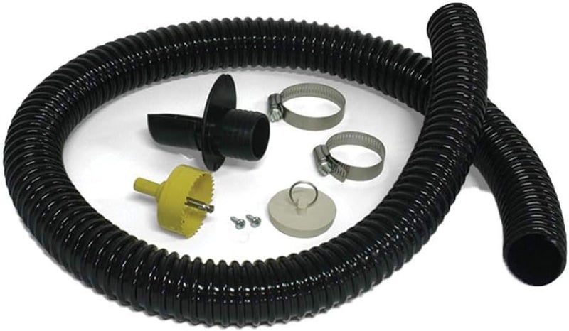 Algreen Products Algreen 81052 Rain Barrel Deluxe Diverter Kit Black - Image 1